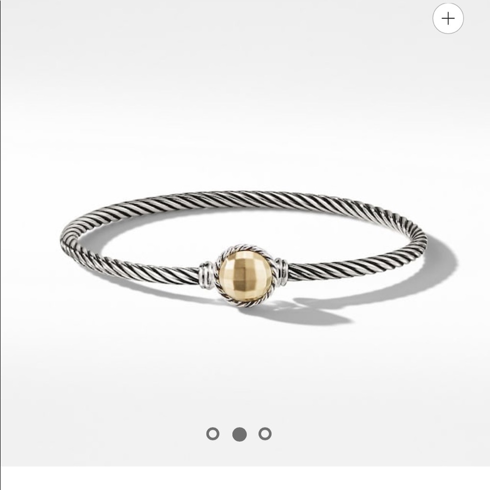 David Yurman Chatelaine Bracelet with 18K Gold - Picture 5 of 6
